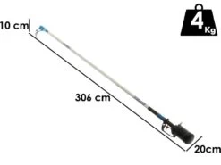 Sécateur Pneumatique De Taille Paterlini Ara 8/U - Perche Fixe De 2.5 Mètres - à Air Comprimé