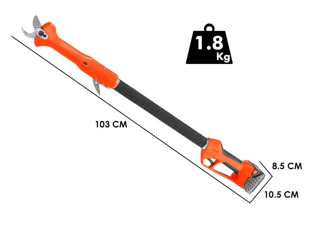 Stocker Magma E-100 TR - Sécateur électrique De Taille Sur Perche - 21.6V 2.6Ah 3 Stocker Magma E-100 TR - Sécateur électrique De Taille Sur Perche - 21.6V 2.6Ah
