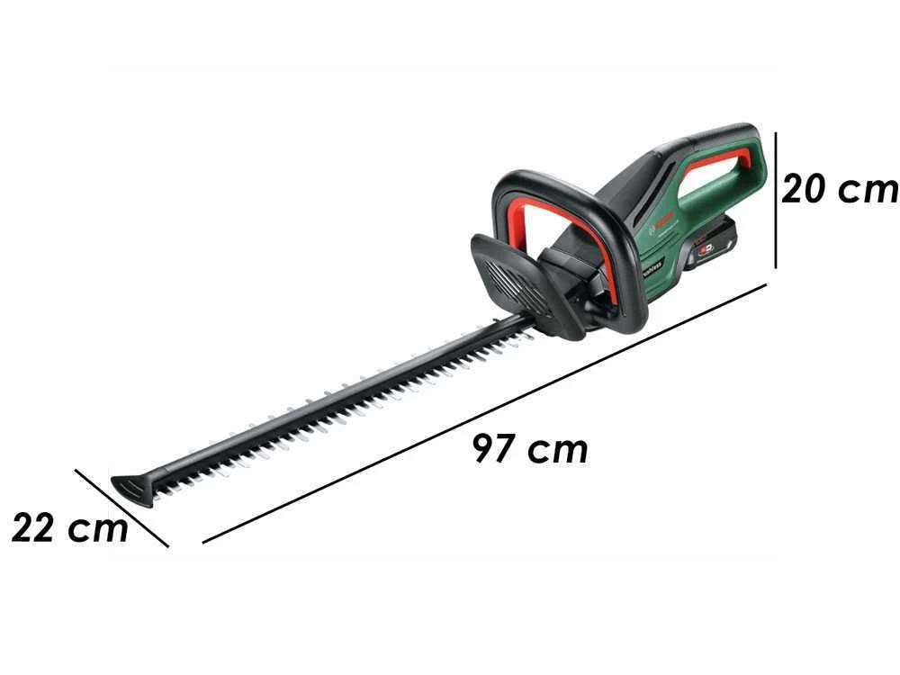 Taille-haie à Batterie Au Lithium BOSCH UniversalHedgeCut 18V-50 - 2,5 Ah - Lamier De 50 Cm 3 Taille-haie à Batterie Au Lithium BOSCH UniversalHedgeCut 18V-50 - 2,5 Ah - Lamier De 50 Cm