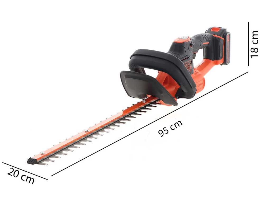 Taille-haie à Batterie Black & Decker GTC18502PC-QW 18V - Batterie 2Ah - Lamier 50cm 14 Taille-haie à Batterie Black & Decker GTC18502PC-QW 18V - Batterie 2Ah - Lamier 50cm – Image 12