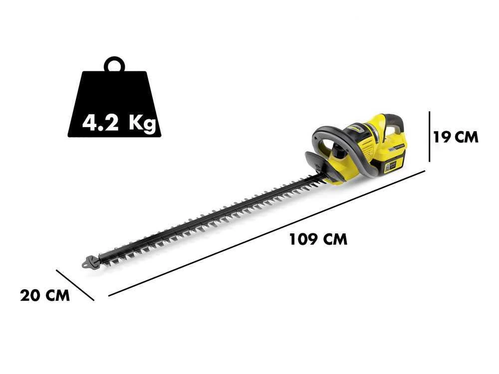 Taille-haie à Batterie Karcher HGE 36-60 - Lame 60 Cm - 36 V 4 Taille-haie à Batterie Karcher HGE 36-60 - Lame 60 Cm - 36 V – Image 2