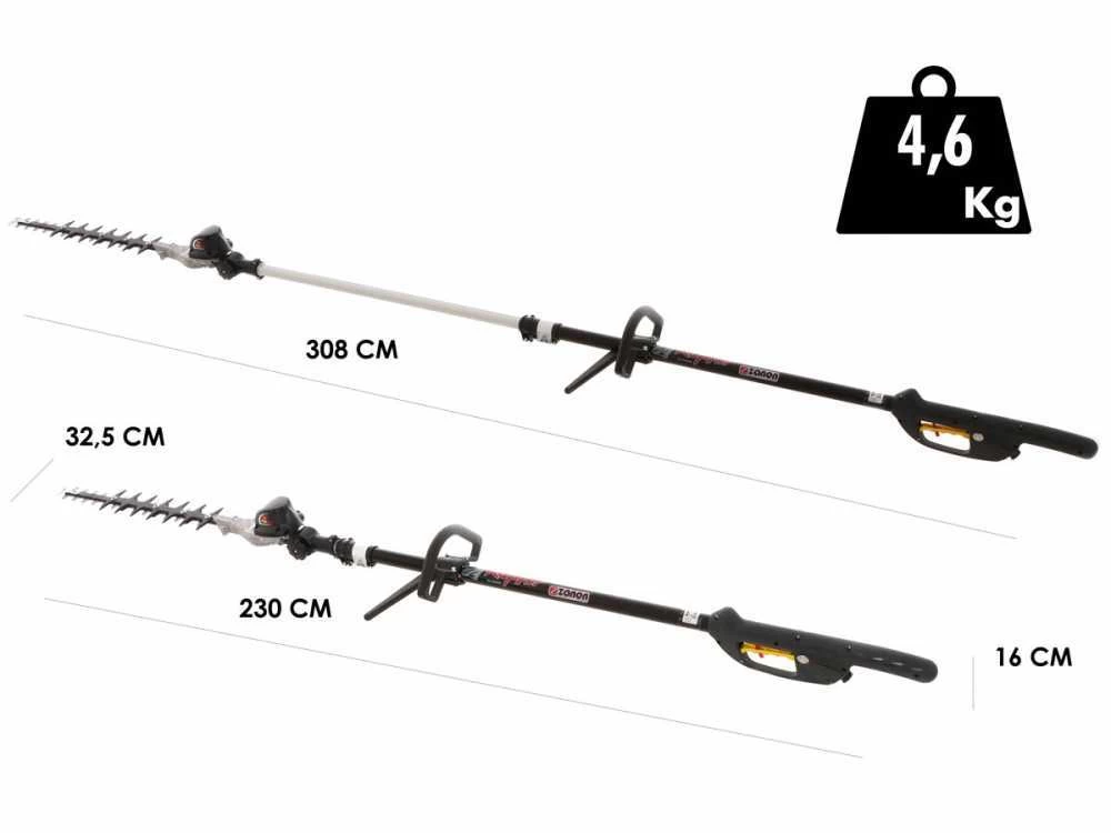 Taille-haie à Batterie Sur Perche Télescopique Zanon Raptor 600 - Lame De 60 Cm - 50,4 V 6,4 Ah 3 Taille-haie à Batterie Sur Perche Télescopique Zanon Raptor 600 - Lame De 60 Cm - 50,4 V 6,4 Ah