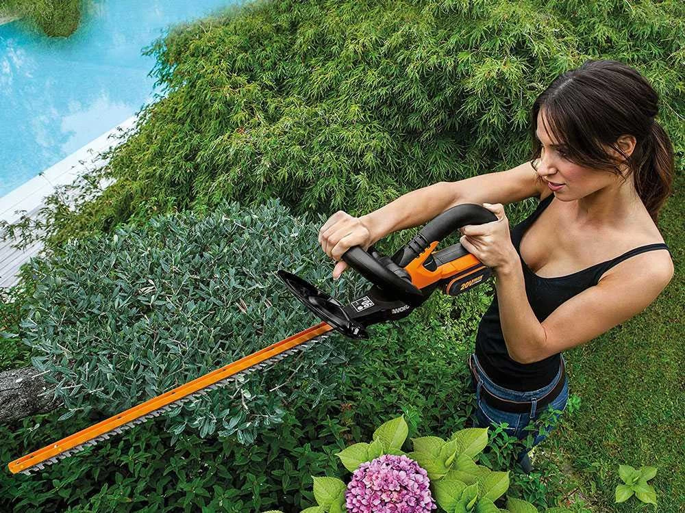 Taille-haie à Batterie Worx WG260E.9 - 20V De 2Ah - Lame 61 Cm - SANS BATTERIE NI CHARGEUR DE BATTERIE 12 Taille-haie à Batterie Worx WG260E.9 - 20V De 2Ah - Lame 61 Cm - SANS BATTERIE NI CHARGEUR DE BATTERIE – Image 10