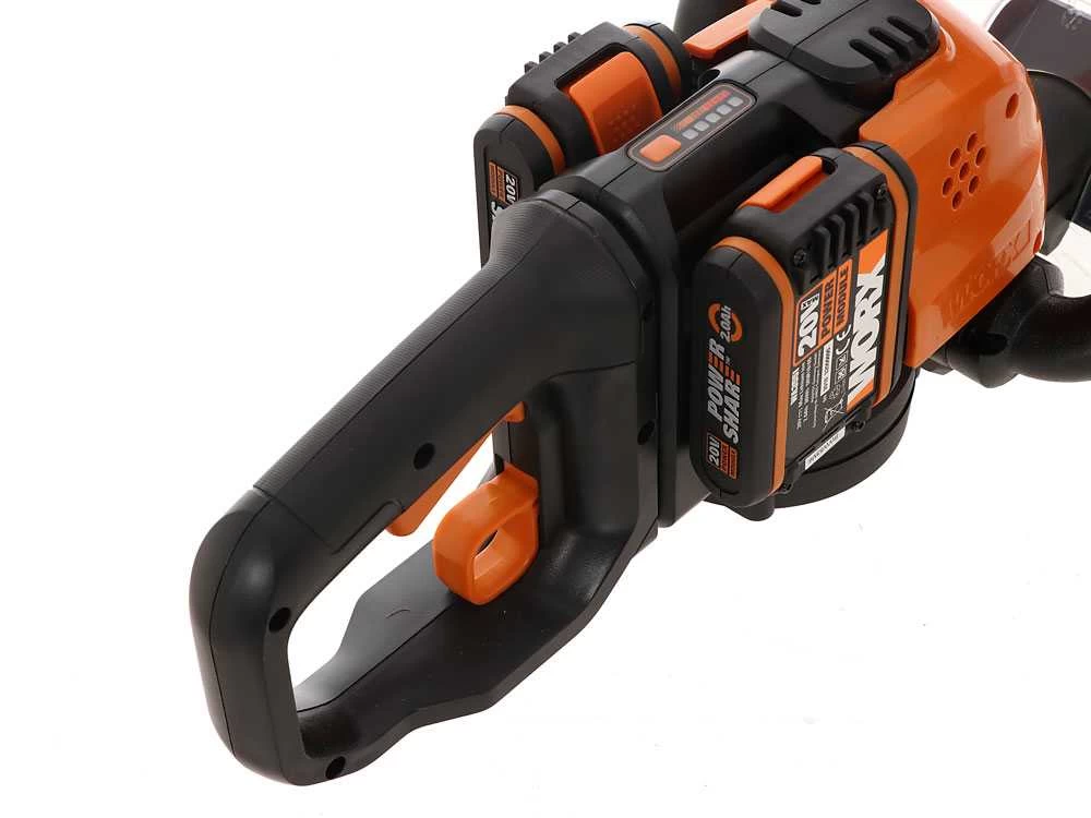 Taille-haie électrique à Batterie Worx WG284E.9 - Lame 60 - REQUIERT 2 BATTERIES 20 V 21 Taille-haie électrique à Batterie Worx WG284E.9 - Lame 60 - REQUIERT 2 BATTERIES 20 V – Image 19