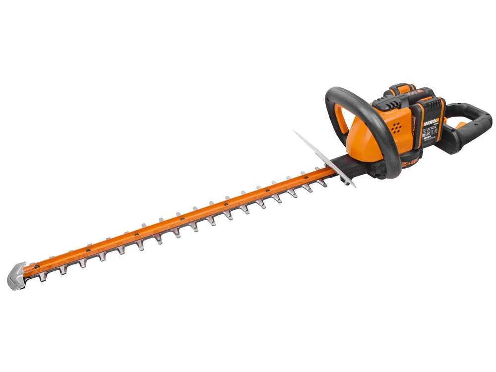 Taille-haie électrique à Batterie Worx WG284E.9 - Lame 60 - REQUIERT 2 BATTERIES 20 V 5 Taille-haie électrique à Batterie Worx WG284E.9 - Lame 60 - REQUIERT 2 BATTERIES 20 V – Image 3