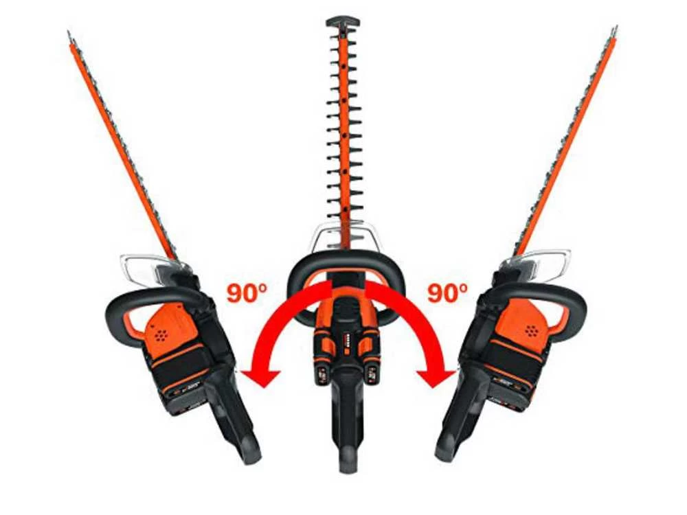 Taille-haie électrique à Batterie Worx WG284E.9 - Lame 60 - REQUIERT 2 BATTERIES 20 V 8 Taille-haie électrique à Batterie Worx WG284E.9 - Lame 60 - REQUIERT 2 BATTERIES 20 V – Image 6