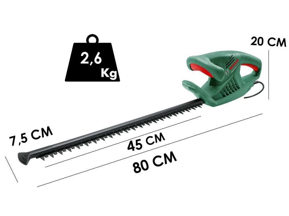 Taille-haie électrique Bosch Easy HedgeCut 45 - Longueur Lame 45 Cm - Puissance 420W 4 Taille-haie électrique Bosch Easy HedgeCut 45 - Longueur Lame 45 Cm - Puissance 420W – Image 2