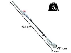 Taille-haie Sur Perche Télescopique à Batterie IKRA IATHS 40/43 - Lameir De 48 Cm SANS BATTERIE NI CHARGEUR