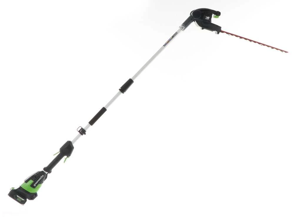 Taille-haies à Batterie Sur Perche De Rallonge Greenworks G48PHT 48 V - Batterie De 2Ah 6 Taille-haies à Batterie Sur Perche De Rallonge Greenworks G48PHT 48 V - Batterie De 2Ah – Image 4
