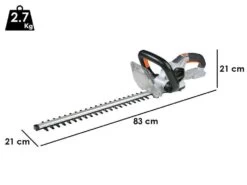 Taille-haies électrique à Batterie Batavia - Lame De 51 Cm En Acier - SANS BATTERIE NI CHARGEUR