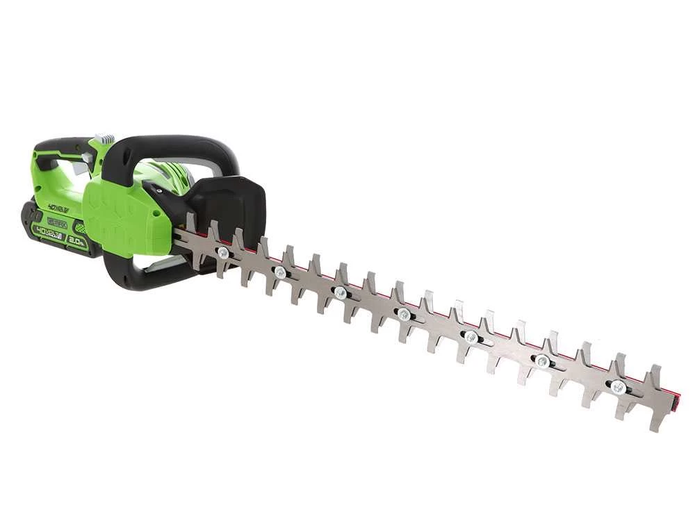 Taille-haies électrique à Batterie Greenworks G40HT 40V - Lame De 61 Cm - Batterie 2A 40V 8 Taille-haies électrique à Batterie Greenworks G40HT 40V - Lame De 61 Cm - Batterie 2A 40V – Image 6