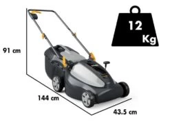 Tondeuse à Gazon électrique Sur Batterie Alpina AL1 3820 Li - Tondeuse Avec Bac De Ramassage