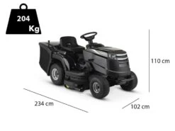 Tondeuse Autoportée Alpina AT4 98 HA Avec Boîte Hydrostatique Et Bac De Ramassage 240 L