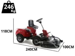 Tondeuse Autoportée à Coupe Frontale Castelgarden XZ 160 P Avec Boîte Hydrostatique - Front Mower