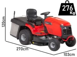 Tondeuse Autoportée Snapper RPX210 - Briggs&Stratton 656cm3 - Bac De Ramassage - Mulching
