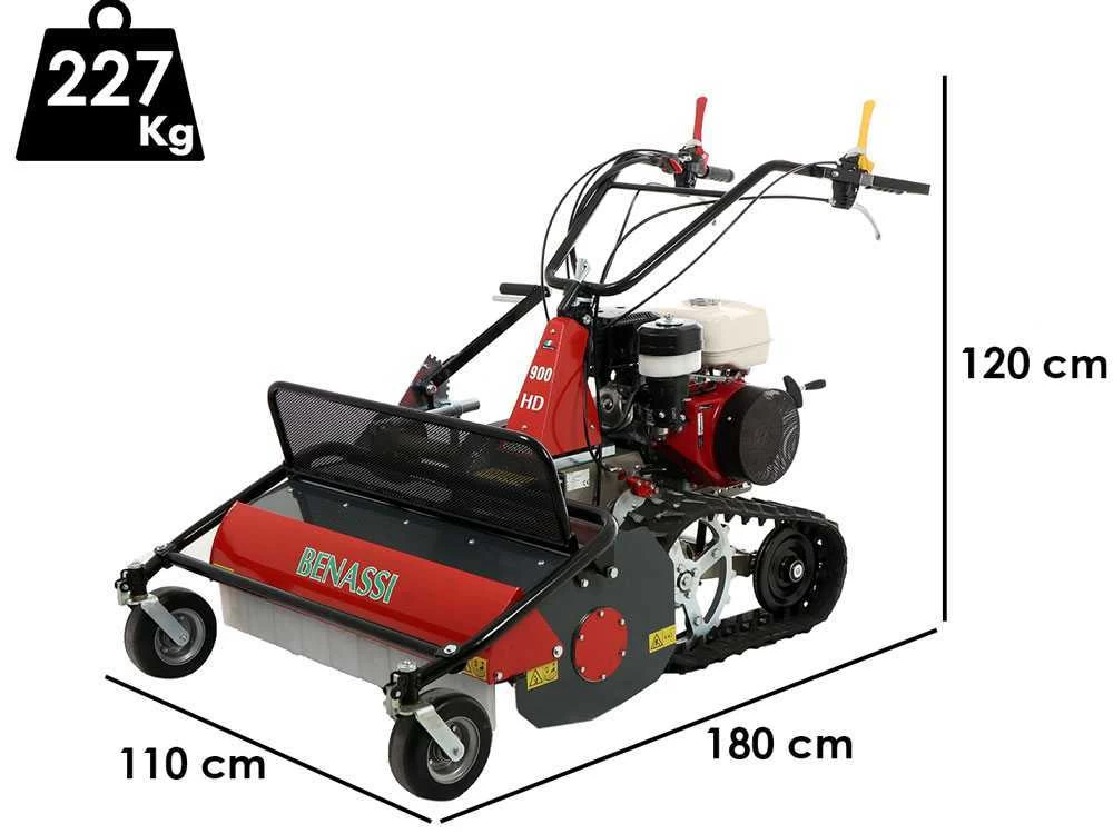 Tondeuse Débroussailleuse à Chenilles Benassi T900HD - Avec Moteur HONDA GX390 3 Tondeuse Débroussailleuse à Chenilles Benassi T900HD - Avec Moteur HONDA GX390