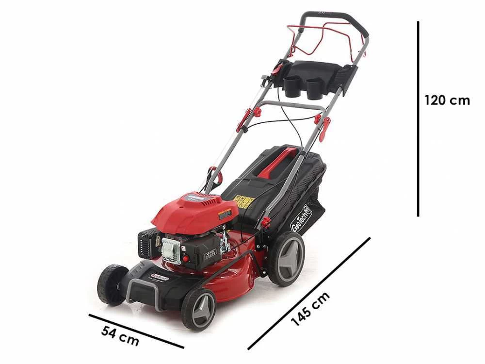 Tondeuse à Gazon Autotractée Thermique GeoTech S46-175 BMSGW Avec Moteur De 173cc - 4en1 3 Tondeuse à Gazon Autotractée Thermique GeoTech S46-175 BMSGW Avec Moteur De 173cc - 4en1