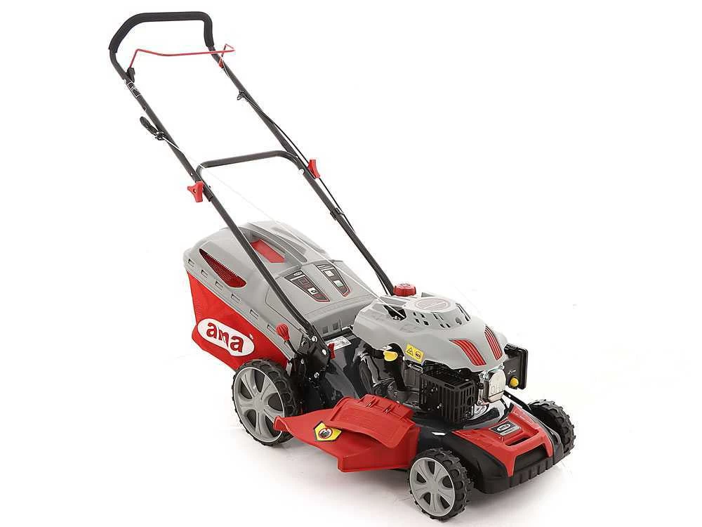 Tondeuse à Gazon Poussée Ama NRS 465T Essence - 4en1: Bac, Mulching, éjection Latérale, Postérieure 3 Tondeuse à Gazon Poussée Ama NRS 465T Essence - 4en1: Bac, Mulching, éjection Latérale, Postérieure