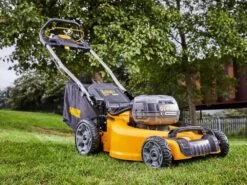 Tondeuse à Gazon Sur Batterie DeWalt DCMW564P2-QW -2 Batteries 18V/5Ah - Largeur De Coupe 48 Cm -Motofaucheuse Soldes tondeuse gazon sur batterie dewalt dcmw564p2 qw 2 batteries 18v 5ah largeur de coupe 48 cm tondeuse lectrique dewalt dcmw564p2 qw 29018 14 1620816946 IMG 609bb4329f911