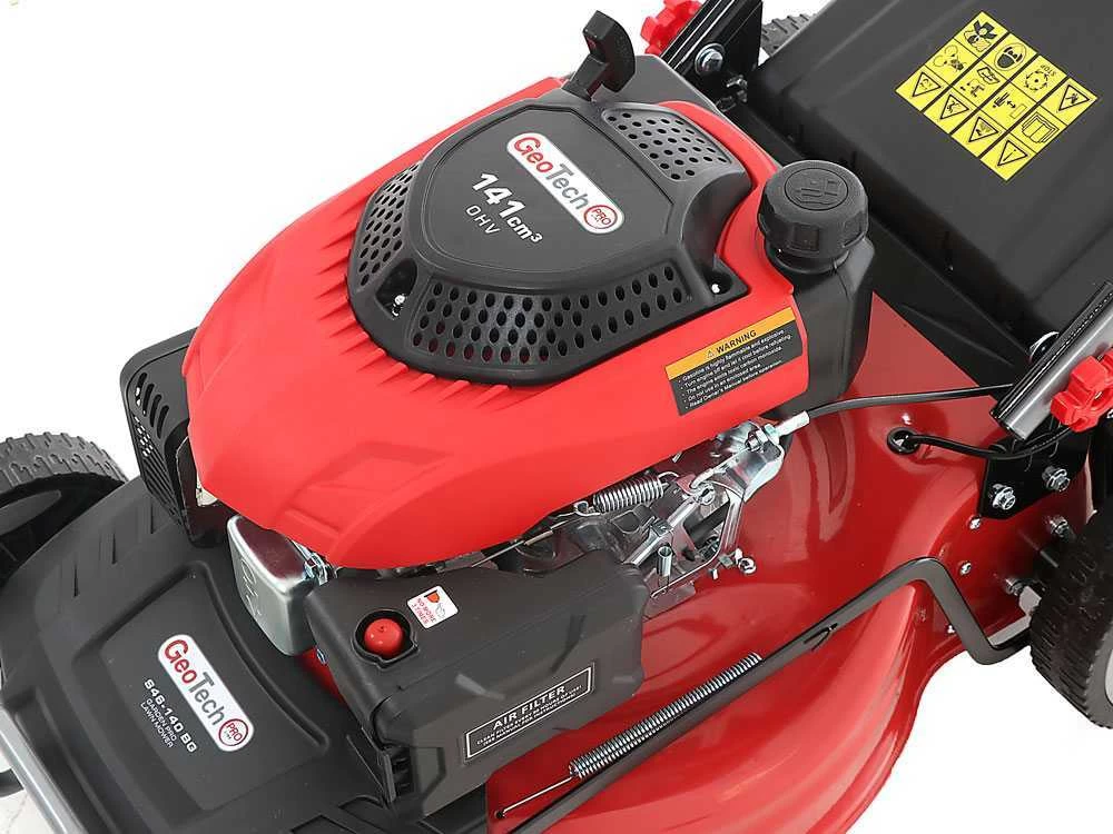 Tondeuse à Gazon Thermique GeoTech Pro S46-140BG - Autotractée 2en1: Ramassage + éjection Arrière 16 Tondeuse à Gazon Thermique GeoTech Pro S46-140BG - Autotractée 2en1: Ramassage + éjection Arrière – Image 14