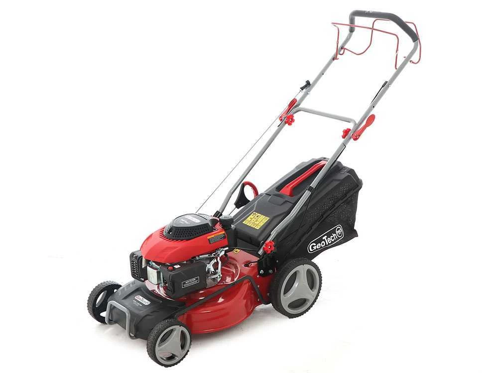 Tondeuse à Gazon Thermique GeoTech Pro S46-140BG - Autotractée 2en1: Ramassage + éjection Arrière 3 Tondeuse à Gazon Thermique GeoTech Pro S46-140BG - Autotractée 2en1: Ramassage + éjection Arrière