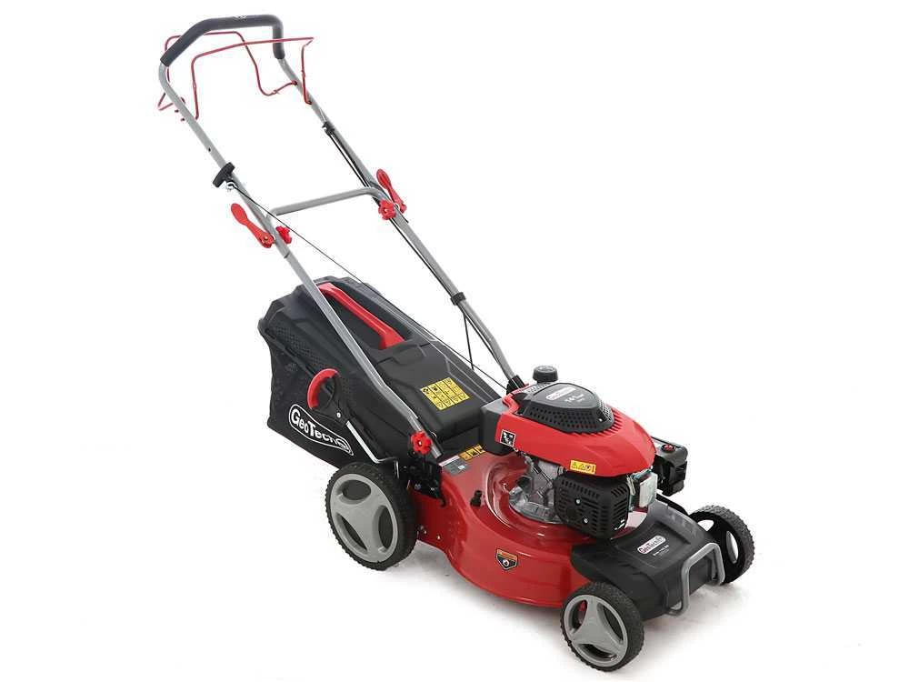 Tondeuse à Gazon Thermique GeoTech Pro S46-140BG - Autotractée 2en1: Ramassage + éjection Arrière 6 Tondeuse à Gazon Thermique GeoTech Pro S46-140BG - Autotractée 2en1: Ramassage + éjection Arrière – Image 4