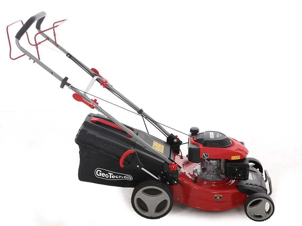 Tondeuse à Gazon Thermique GeoTech Pro S46-140BG - Autotractée 2en1: Ramassage + éjection Arrière 7 Tondeuse à Gazon Thermique GeoTech Pro S46-140BG - Autotractée 2en1: Ramassage + éjection Arrière – Image 5