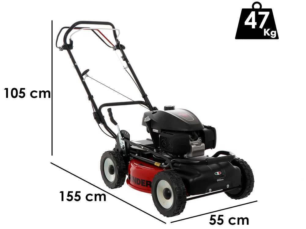 Tondeuse à Gazon Thermique Tractée GRINDER 4x4 SH - Avec Moteur Honda GCVx 200 - Coupe 52cm - Double Lame Mulching 3 Tondeuse à Gazon Thermique Tractée GRINDER 4x4 SH - Avec Moteur Honda GCVx 200 - Coupe 52cm - Double Lame Mulching