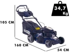 Tondeuse à Gazon Tractée BullMach ACHILLE - 51 H - 4 En 1 - Moteur Honda GCVx200