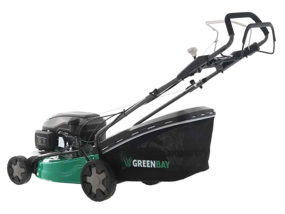 Tondeuse à Gazon Tractée GreenBay GB-LM 46 S - 4 En 1 - Moteur Thermique De 170cm3 4 Tondeuse à Gazon Tractée GreenBay GB-LM 46 S - 4 En 1 - Moteur Thermique De 170cm3 – Image 2