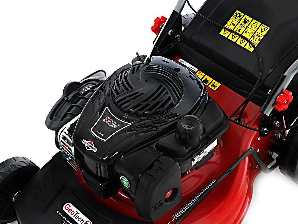 Tondeuse à Gazon Tractée Thermique GeoTech S46-140 BMSGW - Moteur B&S 500e - 140cc - 4en1 18 Tondeuse à Gazon Tractée Thermique GeoTech S46-140 BMSGW - Moteur B&S 500e - 140cc - 4en1 – Image 16