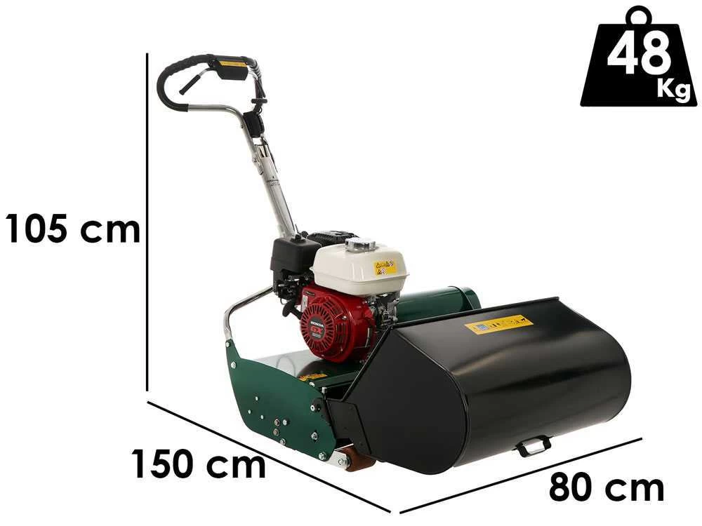 Tondeuse Hélicoïdale Marina Systems 660H RR - Honda GX200 - Rouleau En Caoutchouc - Hélice 6 Lames 3 Tondeuse Hélicoïdale Marina Systems 660H RR - Honda GX200 - Rouleau En Caoutchouc - Hélice 6 Lames