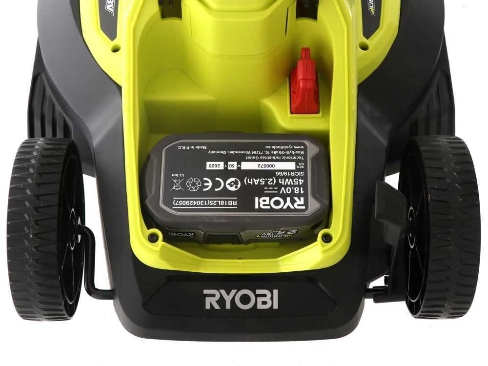 Tondeuse électrique à Batterie RYOBI RLM18C33B25 - 18V - 2.5Ah - Bac De 35 L - Coupe De 33 Cm 8 Tondeuse électrique à Batterie RYOBI RLM18C33B25 - 18V - 2.5Ah - Bac De 35 L - Coupe De 33 Cm – Image 6