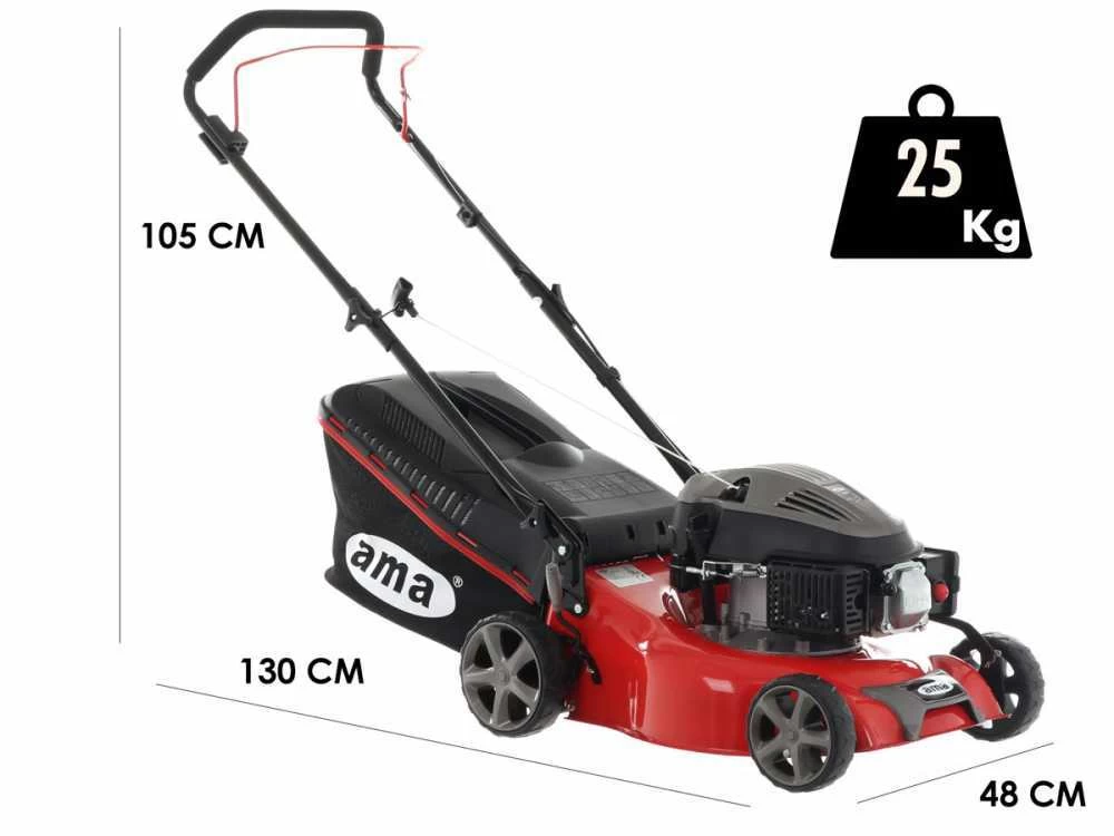 Tondeuse Manuelle Ama TRX 421 - 3en1: Ramassage + éjection Arrière + Mulching 3 Tondeuse Manuelle Ama TRX 421 - 3en1: Ramassage + éjection Arrière + Mulching