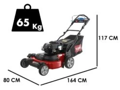 Tondeuse à Moteur Thermique TORO Timemaster B&S1000 - 2 Lames - Largeur De Coupe De 76 Cm