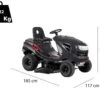 Tracteur Tondeuse AL-KO T18-111.2 HDS Avec Plateau De Coupe De 110 Cm