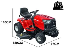 Tracteur Tondeuse MTD Bronco 107T-S Troy Bilt - Transmission Continue CVT - éjection Latérale